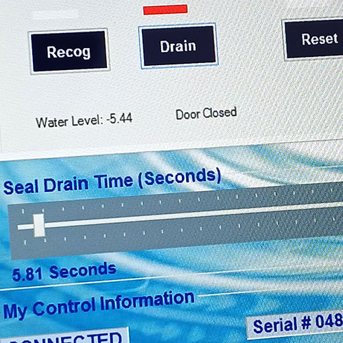 On screen status display